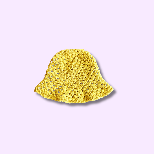 Bamboo Granny Stitch Bucket Hat