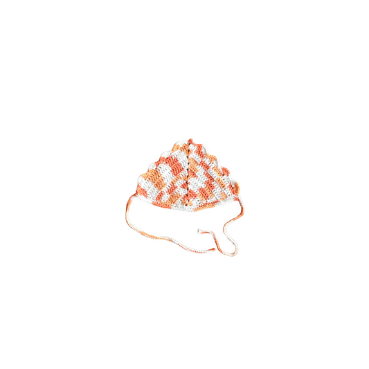 Creamsicle Ombre Scalloped Bandana